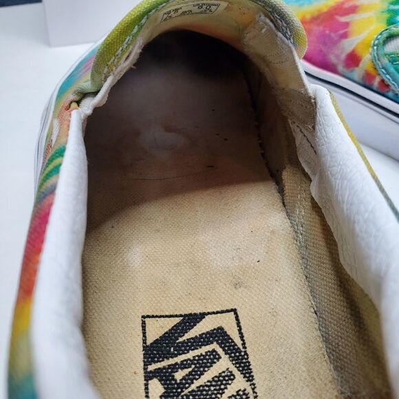 Vans Rainbow Tye Die Multicolor Classic Slip-on.Unisex Size 7.5 men size 9women - Picture 4 of 10